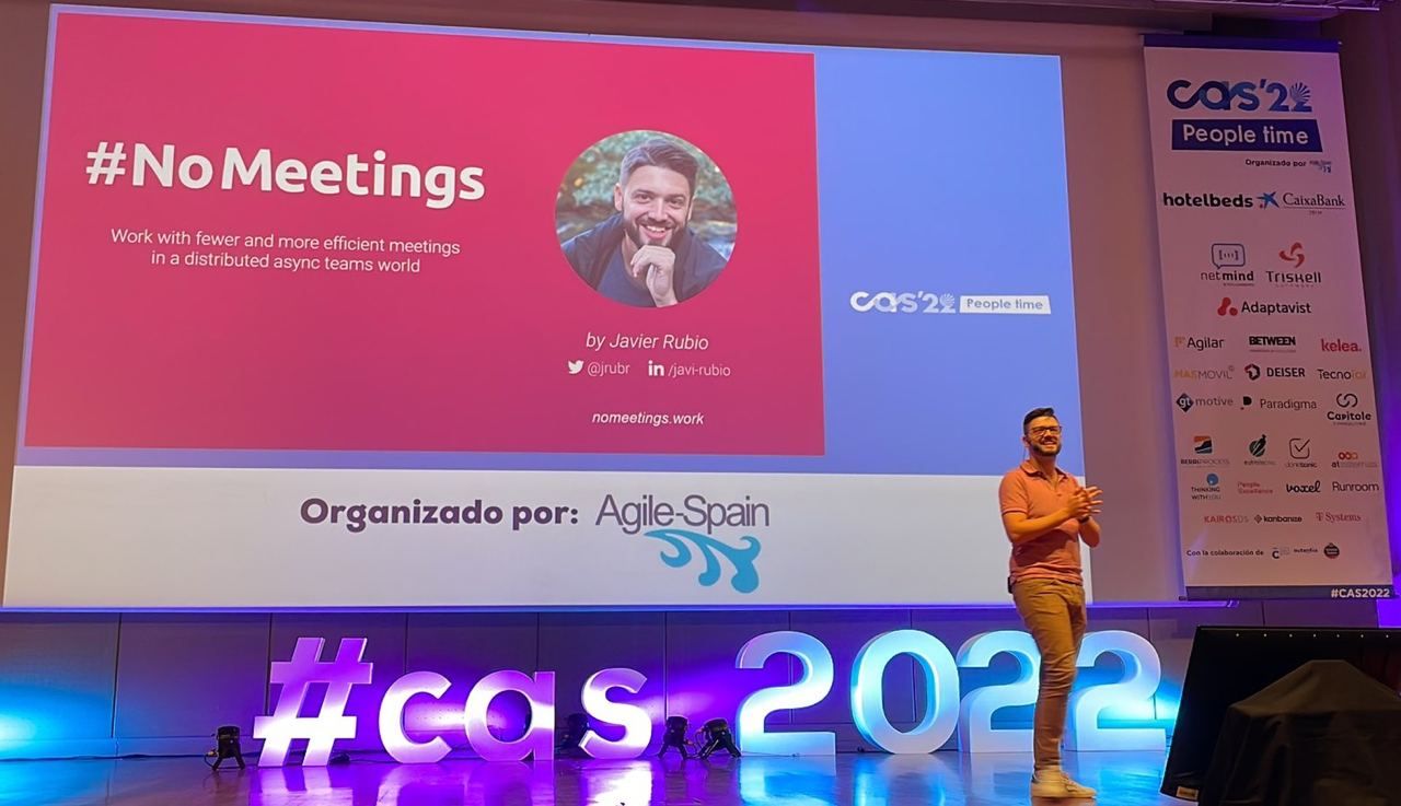 Speaking at conference